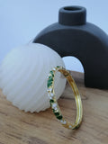 Capucine "vert et blanc"